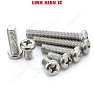 [100 Pieces]- PM Screw M2 x 6mm 304 Linhkien IC