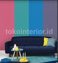 Wallpaper Dinding Polos Cerah Warna Highlight Ungu Biru Hijau Pink