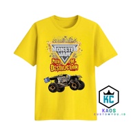 Monster Jam Truck Children's T-Shirt Monster Jam Truck Car Character