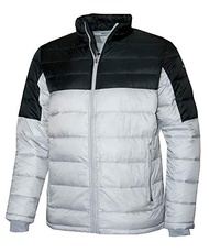 Columbia Men's New Discovery II Insulated Puffer Jacket (Light Grey, XXL)