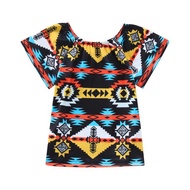 Toddler Kids Ankara Dresses Baby Girls Summer Clothes African Style Print Dashiki Dress Short Sleeve