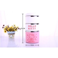 [HCM]Hộp Cơm Giữ Nhiệt 3 Tầng Hello Kitty