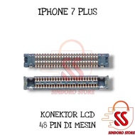 MESIN IP 7 Plus 7+ Lcd Connector Socket 48 Pin Socket Connector On Machine