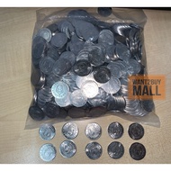 🇲🇾 100pcs Metal Token 23mm 25mm Laundry Dobi Vending Machine Water Dispenser Machine Game Arcade Mac