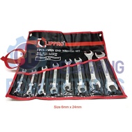 LIPPRO WRENCH SET 8 PCS 6 MM - 24 MM OPEN END WRENCH 551P-08P