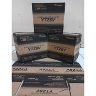 Yuasa ytz6v battery cardboard (used)