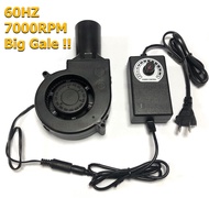 80W 12000RPM ปรับได้ 12v พัดลมหอยโข่ง  พัดลมก้นหอย เครื่องเป่าลมภายในบ้าน เครื่องเป่าลม BBQ อุปกรณ์เ