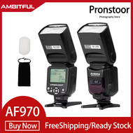 Ambitful af970 Đèn Flash Speedlite Speedlite phổ quát cho FujiFilm Olympus Nikon Canon 650D 550D 450