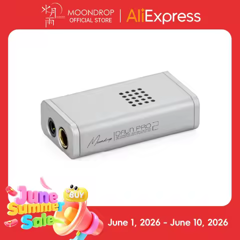 MOONDROP Dawn Pro 2 Portable USB DAC Amplifier DUAL CS43198 DAC 32BIT/384KHz DSD256 The 2nd Generati