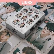 LINXX 55 Pcs ATEEZ 2024 Album Lomo Card Kpop Photocards  Postcards  Series