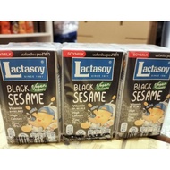 Soy Milk Black Sesame Flavor (Lactasoy Brand)125ml,(1pack/6pcs)