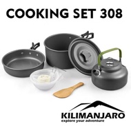 Nesting Cooking Set Outdoor DS 308 DS308 Include Ketel Teko