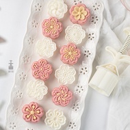 月餅模具 燕菜月餅模具 25g50g Cherry Blossom Mung Bean Cake Mooncake Mold Household Chinese Pastry Purple Potat