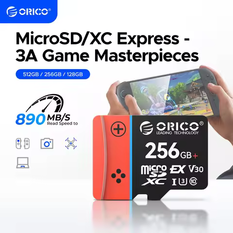 ORICO microSD Express Card for Switch UHS-I, C10, U3, V30, Full HD, 4K Memory Card for Nintendo-Swit