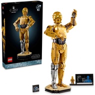 Star Wars C-3PO Buildable Droid Figure, Build And Display Model With C-3PO Minifigure, Star Wars Col