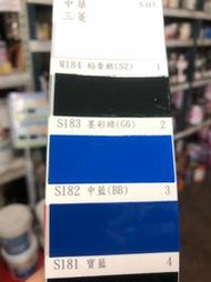 【振通油漆公司】台製高品質汽車烤漆 得利卡 中藍 (S182) 貨車藍BB 立裝組 (一次作法含硬化劑)