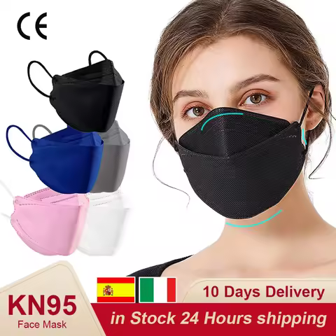 ffp2 mask Black 3D kn95 Adults fpp2 approved kn95 CE Respirator Filter Mouth Mask ffp2 reutilizable 