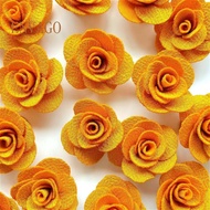 wholesale 20PCS handmade fabric rose flowers use for cloth,hat.bag.shooes,corsage,wedding dress girl
