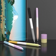 เคสสำหรับ Apple Pencil 2 1 ดินสอ Pro น่ารักสไตลัสสำหรับ iPad ดินสอรุ่นที่2 Nd 1st โปรปากกาแขนสีรุ้งออกแบบตัดกันกระเป๋านุ่ม Apple iPad ซองใส่ดินสอ
