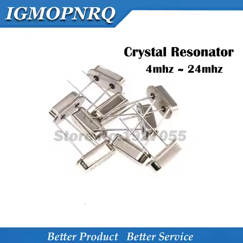 10PCS 4Mhz 6Mhz 8Mhz 12Mhz 16Mhz 20Mhz 24Mhz 32.768K 2*6 32.768K 3*8 HC49S Quartz Crystal Resonator