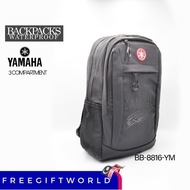 YAMAHA Backpack Travel Bag Men Beg Galas Beg Belakang Beg Sekolah Beg Motor Rider Beg Lelaki Beg Sil