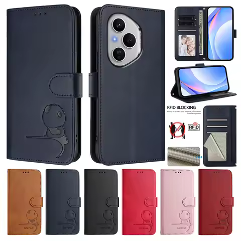 Cute Panda Wallet Case For Nokia HMD Skyline Fuison Pulse Plus Pro X10 X20 X30 G10 G11 G20 G21 G22 C