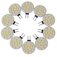 Yingke โคมไฟสปอตไลท์ขนาดเล็ก15 * 5730smd 5W,โคมไฟข้าวโพดแอลอีดี G4โคมไฟกำลังสูงหลอดไฟ Led 360องศาใช้แทนหลอดฮาโลเจน12V 10ชิ้น