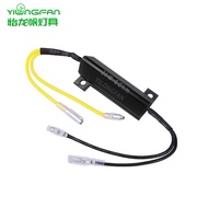 Motorcycle Turn Signal Decoding Resistor Triangle Black Indicator Signal Light Resistor 21W 6 OHM 50