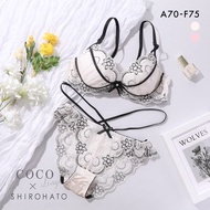 COCO Linge X SHIROHATO sexy lady code bra panties set (Sizes A-F)(42P337891)(Direct from Japan)1
