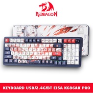3-Mode Mini Mechanical Keyboard Wired, Wireless (2.4G) and Bluetooth REDRAGON EISA K686AK PRO Hotswa