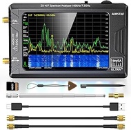 AURSINC Tinysa Ultra+ ZS407 Spectrum Analyzer, 4.0 Inch 100kHz-7.3GHz Tinysa Handheld Frequency Anal