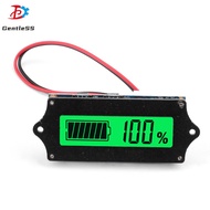 12V 24V 36V 48V 60V 72V Battery Indicator LED Battery Capacity Voltage Monitor Gauge Acid Battery&amp;Lithium ion Battery Tester for Most Cars