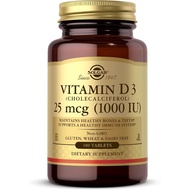 Solgar Vitamin D3 (Chocolate Chocolate) 25 Micrograms (1,000IU) - 180 Tablets -- Helps Maintain Heal