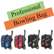 Bowling trolley double ball bag, bowling handbag, bowling bag, bowling box, sports