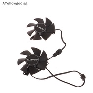 AYellowgod 1 Pair FS1250-S2053A 0.19A GPU VGA Video Cooler Graphics Card Fan For GTX 1650 1630 GTX1650 D6 OC Low Profile 4G Cards Cooling SG