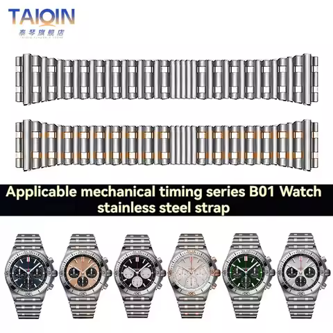 Universal Watchband High quality Solid Stainless Steel Strap For Breitling CHRONOMAT series B01 Meta