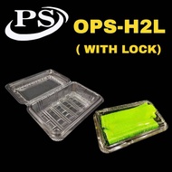 OPS-H2L - Plastic Tray WITH LOCK / Bekas Kuih (50pcs±)