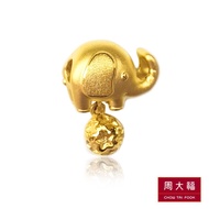 CHOW TAI FOOK 999 Pure Gold Charm - Cute Elephant R21568