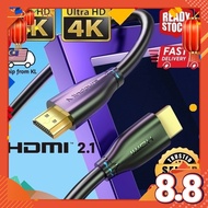 Super High Speed Premium Gold Plated HDMI 2.1 8K 60Hz HDMI PS5 Gaming 4K 120Hz Samsung LG Sony Any Kabel TV Monitor 视频线
