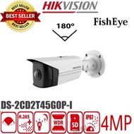 Hikvision DS-2CD2T45G0P-I 4MP Super Wide Angle 180° Bullet Network POE Camera - Hikvision Fisheye Su