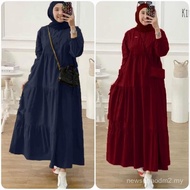 [Ready Stock KL] Mesra Muslimah Jubah Midi Jumbo | Fesyen Terkini Wanita Muslimah & Ibu | Selesa & S