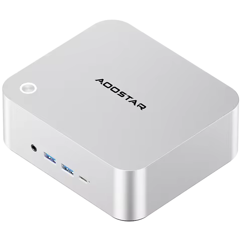 AOOSTAR MACO Mini PC AMD Ryzen 7 H 255 DR5 5600MT/s M.2 SSD Fingerprint unlocking OCulink Dual USB4 