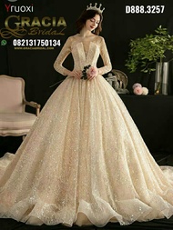 Gaun Pengantin Bridal 9m