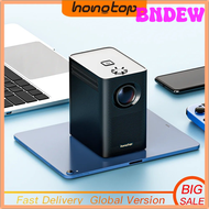 BNDEW HONGTOP เครื่องฉาย S30MAX Android Wifi 4K Slimme Draagbare พบกับ WiFi และบลูทูธในกระเป๋ากลางแจ