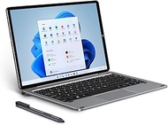 CHUWI Hi10 X, 10.1" Tablet with Keyboard and Pen, 6GB LPDDR4 128GB Storage, 1920x1200P 10-Point Touch Display, Intel Celeron N4120, 2 in 1 Convertible Laptop, Dual Band WiFi, Typc-C, Windows 10, Gray