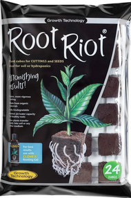 Root Riot 24 cubes by growth technology / for cuttings & seeds