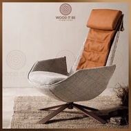 Wooditbe 360° Relaxing chair / Premium Relax Chair Heavy Duty/1 Seater Single Sofa Chair/comforter l