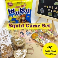 [Squid Game Set] Dalgona Candy / Dalgona Latte / Ottogi Ramen shaped snack /Cinder Toffee Latte/ bulgogi barbeque flavor / Ramen from Squid game