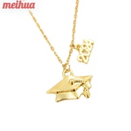 MEIHUAA Graduation Cap, Graduation Cap Graduation Pendant Necklace, Fashion Alloy Card 2024 Clavicle Chain Student