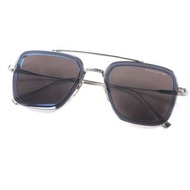 DITA FLIGHT006 雙梁太陽眼鏡，成色極佳，淨CLEAR藍銀色鏡框，52□22-144，示範鏡片，日本製造，男士款